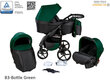 Universālie rati Boston Travel System 3in1, Green cena un informācija | Bērnu rati | 220.lv