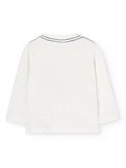 BOBOLI Knit T-Shirt Off White 520237991 цена и информация | Рубашки для мальчиков | 220.lv