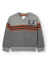Džemperis zēniem Boboli 520238187, pelēks cena un informācija | Zēnu jakas, džemperi, žaketes, vestes | 220.lv