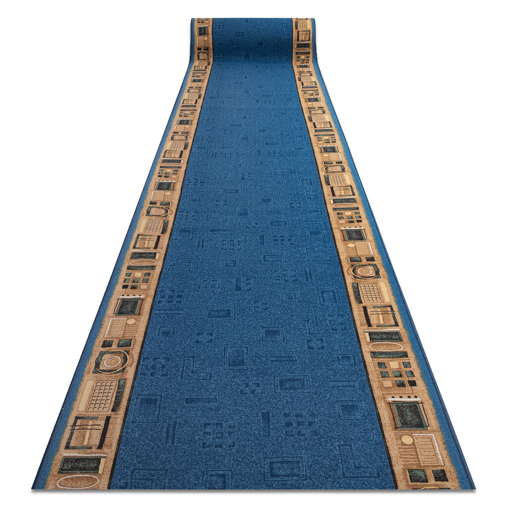 Neslīdošs paklājs JENA zils 100cm цена и информация | Paklāji | 220.lv