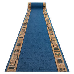 Neslīdošs paklājs JENA zils 120cm цена и информация | Ковры | 220.lv