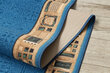 Neslīdošs paklājs JENA zils 120cm цена и информация | Paklāji | 220.lv