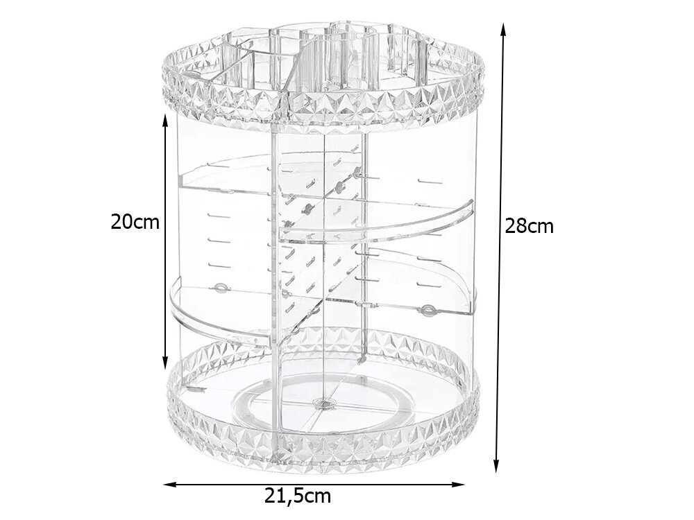 Kosmētikas organizators, 28cm x 21,5cm cena un informācija | Kosmētikas somas, spoguļi | 220.lv