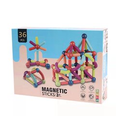 Magnētiskais konstrukcijas komplekts Wefunny, 36 gab. цена и информация | Конструкторы и кубики | 220.lv