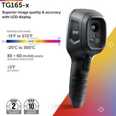 Flir TG165-X MSX Termokamera cena un informācija | Termokameras | 220.lv