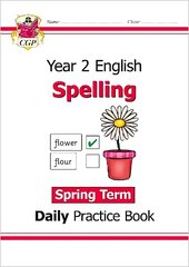 KS1 Spelling Year 2 Daily Practice Book: Spring Term cena un informācija | Grāmatas pusaudžiem un jauniešiem | 220.lv