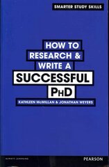 How to Research & Write a Successful PhD цена и информация | Книги по социальным наукам | 220.lv