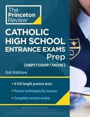 Princeton Review Catholic High School Entrance Exams (COOP/HSPT/TACHS) Prep 3rd Revised edition cena un informācija | Sociālo zinātņu grāmatas | 220.lv