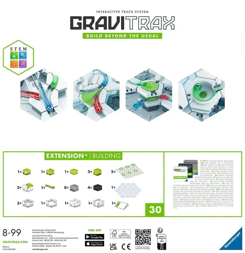 Celtniecības papildinājuma komplekts Gravitrax Building cena un informācija | Rotaļlietas zēniem | 220.lv