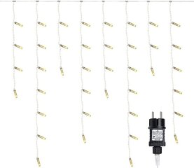 Светодиодная цепочка Gresonic 400 с сосульками, 10 м цена и информация | Гирлянды | 220.lv