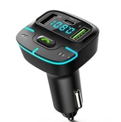 FM-модулятор Powermax GZ03 USB + USB+C цена и информация | FM Модуляторы | 220.lv