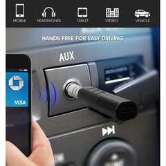 MINI Bluetooth raidītājs-uztvērējs AUX cena un informācija | Auto piederumi | 220.lv