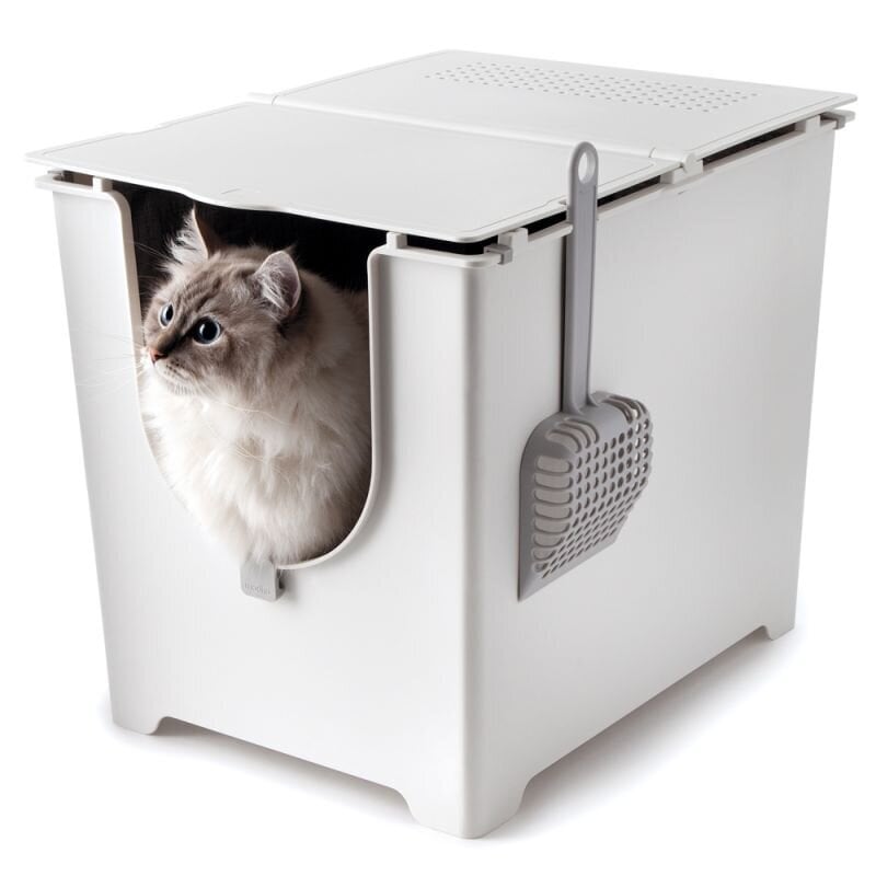 Tualete kaķiem Modkat Flip, 52x40x42,5 cm cena un informācija | Kaķu tualetes | 220.lv