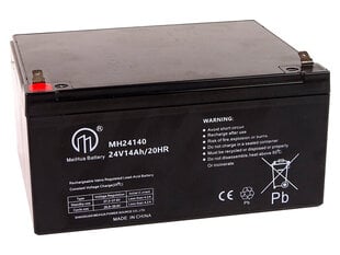 AGM gēla akumulators 24V14AH cena un informācija | Akumulatori | 220.lv