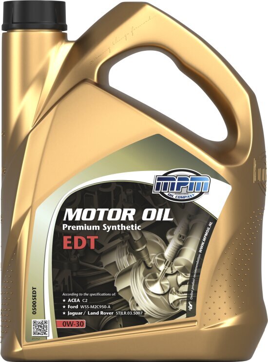 Eļļa MPM Motoreļļa 0W30 Premium Sintētiskā EDT (С2) 5L (05005EDT) цена и информация | Motoreļļas | 220.lv