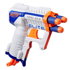 Šautuvas Nerf GUN N-Strike Triad Ex-3 su 3 šoviniais цена и информация | Конструктор автомобилей игрушки для мальчиков | 220.lv