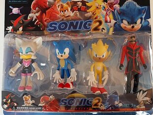 Figūriņu komplekts Sonic 2, 4 gab. cena un informācija | Rotaļlietas zēniem | 220.lv