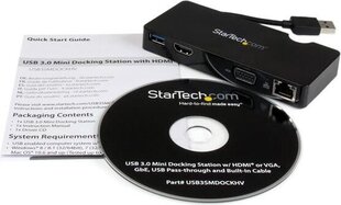 StarTech USB3SMDOCKHV цена и информация | Адаптеры и USB разветвители | 220.lv