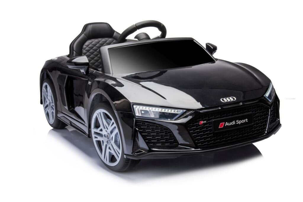 Vienvietīgs elektromobilis bērniem Lean Toys Audi R8 A300, melns cena un informācija | Bērnu elektroauto | 220.lv