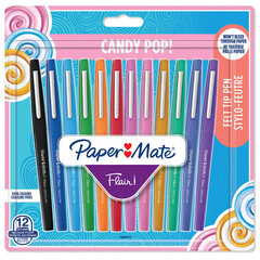 Фломастеры PaperMate Flair Candy Pop 12, 0,7 мм цена и информация | Письменные принадлежности | 220.lv