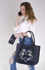 Eko filca rokassomiņa sievietēm Lady Black Cats цена и информация | Куинн | 220.lv