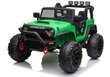 Divvietīgs elektriskais džips Jeep JC666, zaļš цена и информация | Bērnu elektroauto | 220.lv