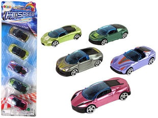 Krāsainu transportlīdzekļu komplekts Lean Toys, 5 gab. cena un informācija | Rotaļlietas zēniem | 220.lv