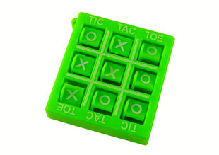 Žaidimas Tic-tac-toe, 4,5 cm, žalias цена и информация | Настольные игры, головоломки | 220.lv