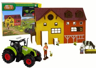Fermas komplekts ar traktoru, 62 d. cena un informācija | Rotaļlietas zēniem | 220.lv
