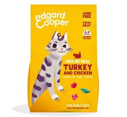Edgard & Cooper bezgraudu barība ar tītaru un vistu, 2 kg cena un informācija | Sausā barība suņiem | 220.lv