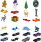 Adventes kalendārs Mattel Hot Wheels 965-9021 цена и информация | Rotaļlietas zēniem | 220.lv