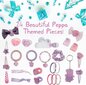 Adventes kalendārs Peppa Pig Juvelierizstrādājumi un matu aksesuāri, rozā, 24gb. cena un informācija | Rotaļlietas meitenēm | 220.lv