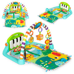 Интерактивный развивающий поролоновый коврик для малышей + фортепиано Eco Toys JJ8843 цена и информация | Развивающие коврики | 220.lv