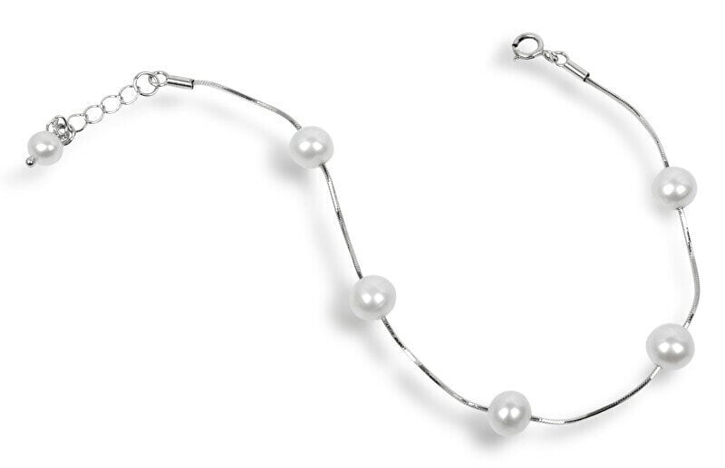 Pērļu rokassprādze sievietēm JwL Luxury Pearls JL0173 cena un informācija | Rokassprādzes | 220.lv