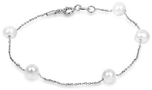 Pērļu rokassprādze sievietēm JwL Luxury Pearls JL0353 cena un informācija | Rokassprādzes | 220.lv