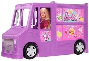 Mašīna lellei Barbie Foodtruck GMW07, violets cena un informācija | Rotaļlietas meitenēm | 220.lv