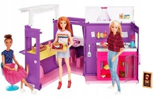 Mašīna lellei Barbie Foodtruck GMW07, violets cena un informācija | Rotaļlietas meitenēm | 220.lv