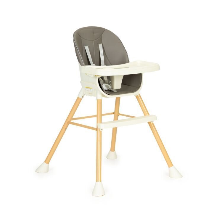 2in1 bērnu barošanas krēsls Eco Toys HA-018, pelēks cena un informācija | Barošanas krēsli | 220.lv