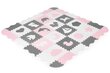 Paklājiņš-puzle ar žogu Eco Toys Ecoeva013, rozā cena un informācija | Attīstošie paklājiņi | 220.lv