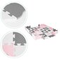 Paklājiņš-puzle ar žogu Eco Toys Ecoeva013, rozā cena un informācija | Attīstošie paklājiņi | 220.lv