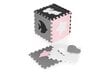 Paklājiņš-puzle ar žogu Eco Toys Ecoeva011, rozā/melns цена и информация | Attīstošie paklājiņi | 220.lv