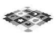 Paklājiņš-puzle ar žogu Eco Toys Ecoeva015, melni pelēks ​ cena un informācija | Attīstošie paklājiņi | 220.lv