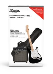 Elektriskās ģitāras komplekts Fender Squier Sonic Stra, Frontman 10G cena un informācija | Ģitāras | 220.lv