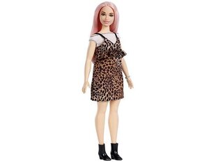 Lėlė Barbie Fashionistas su leopardine suknele цена и информация | Игрушки для девочек | 220.lv
