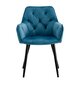 Mīkstais krēsls, Viking, Prince, zils, 1 gab cena un informācija | Virtuves un ēdamistabas krēsli | 220.lv