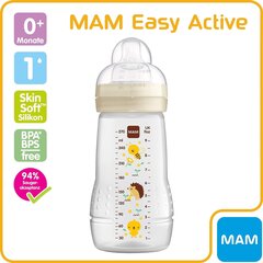 Bērnu pudelīte MAM Easy Active, 0m+ cena un informācija | Bērnu pudelītes un to aksesuāri | 220.lv