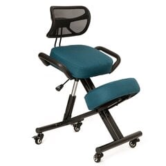 Ergonomisks krēsls Black Point O'Kneel Linen, zils цена и информация | Офисные кресла | 220.lv