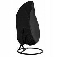 Piekarināms krēsla pārvalks Gardlov, 64x64x155 cm, melns cena un informācija | Krēslu paliktņi | 220.lv