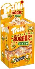 Želejas konfektes Trolli Burger Minis, 10g x 80 gab. cena un informācija | Saldumi | 220.lv