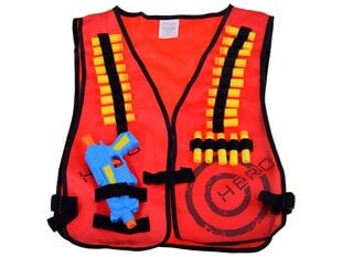 Bērnu veste ar šauteni Nerf, sarkana cena un informācija | Rotaļlietas zēniem | 220.lv